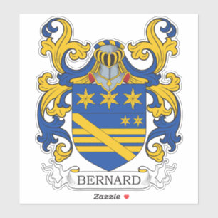 Pegatina Bernard Family Crest