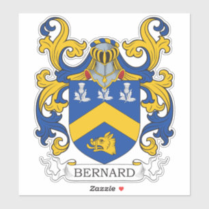 Pegatina Bernard Family Crest