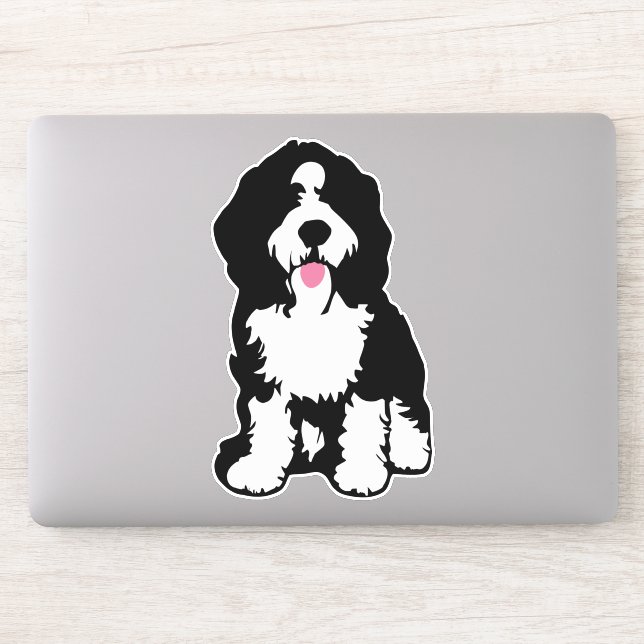 Pegatina Bernedoodle (Ordenador)
