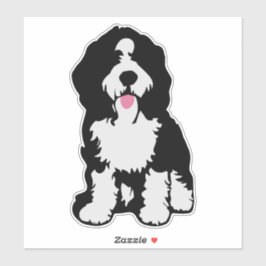 Pegatina Bernedoodle