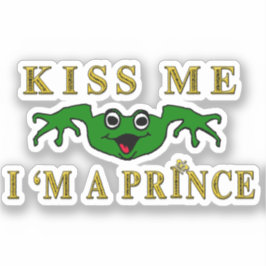 Pegatina Bésame Frog Prince