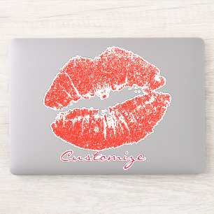 Pegatina Besando los labios rojos Thunder_Cove