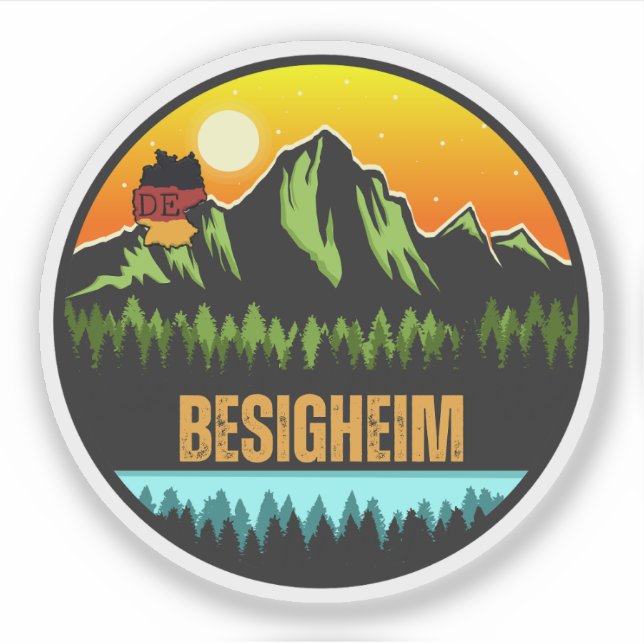 Pegatina Besigheim, Alemania (Anverso)