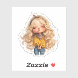 Pegatina Beso Adorable