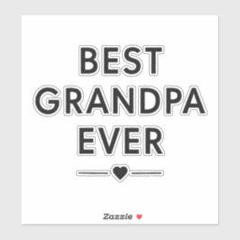 Pegatina Best grandpa ever 