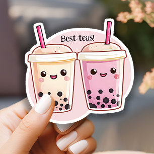 Pegatina Best Teas Boba Tea Kawaii