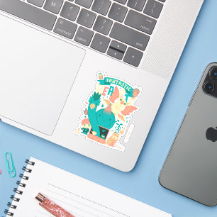 Pegatina Bestias Fantásticas personalizados Con Newt Scaman