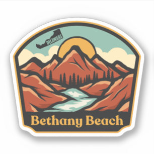 Pegatina Bethany Beach, Delaware