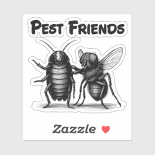 Pegatina BFF Amigos de pestes