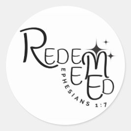 Pegatina bíblico de Pegatina de texto cristiano re