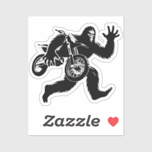 Pegatina Bicicleta Bigfoot Stealing Dirt