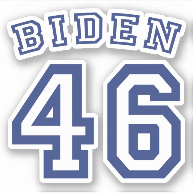 PEGATINA BIDEN 46 (Anverso)