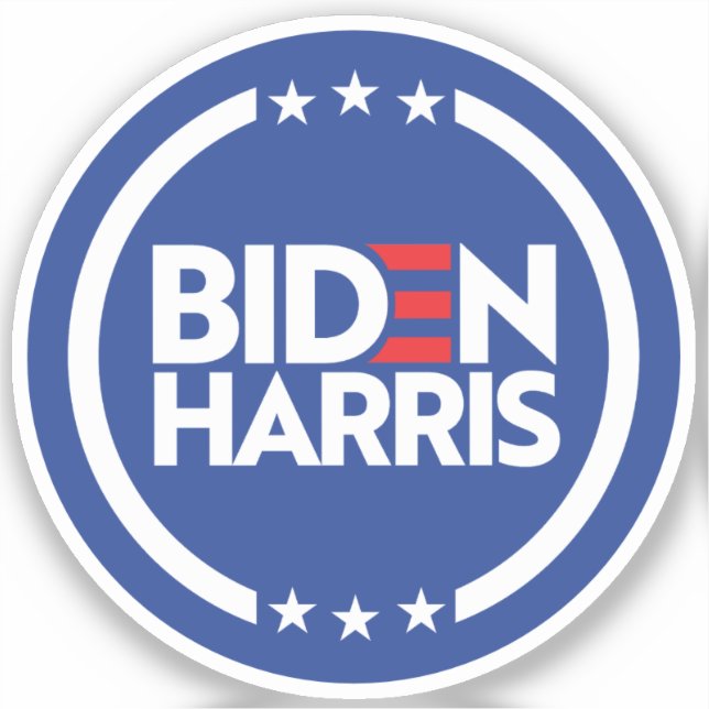 Pegatina Biden Harris (Anverso)