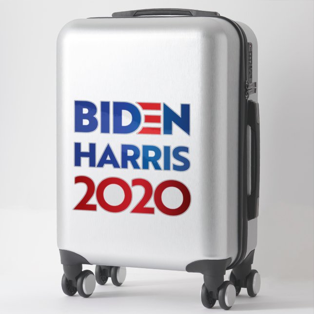 Pegatina Biden Harris 2020, Parachoque anti-racismo de Trum (Maleta)