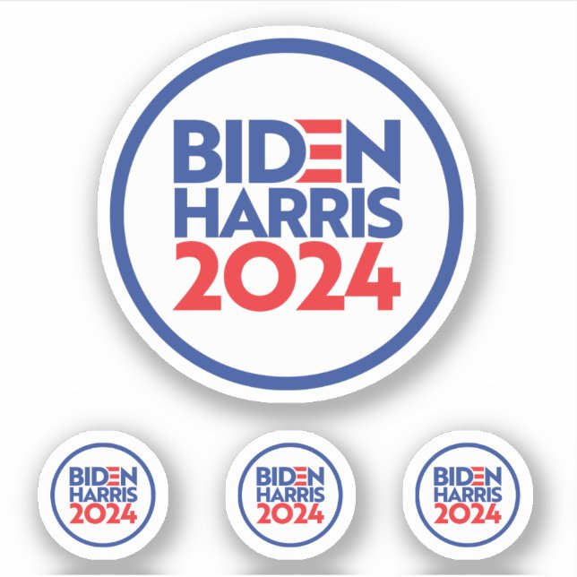 Pegatina Biden Harris 2024 (Anverso)