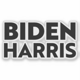 Pegatina "Biden Harris" Black