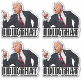 Pegatina Biden, hice ese divertido anti joe Biden