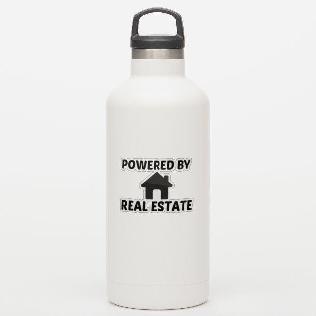 PEGATINA BIENES INMOBILIARIOS (Botella de agua)