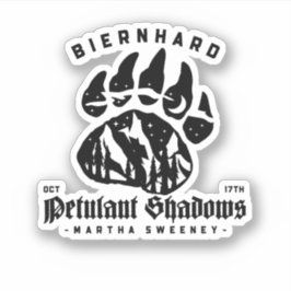 Pegatina Biernhard Bears Petulant Shadows 17 de octubre