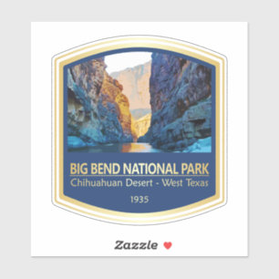 Pegatina Big Bend NP (PF1)