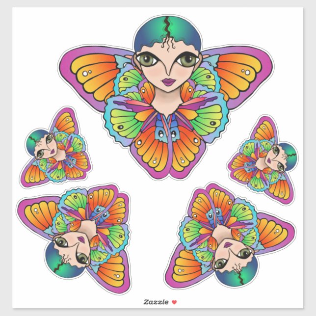 Pegatina Big Eyes (Hoja)