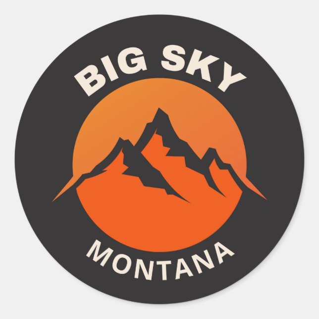 Pegatina Big Sky Montana Vinyl