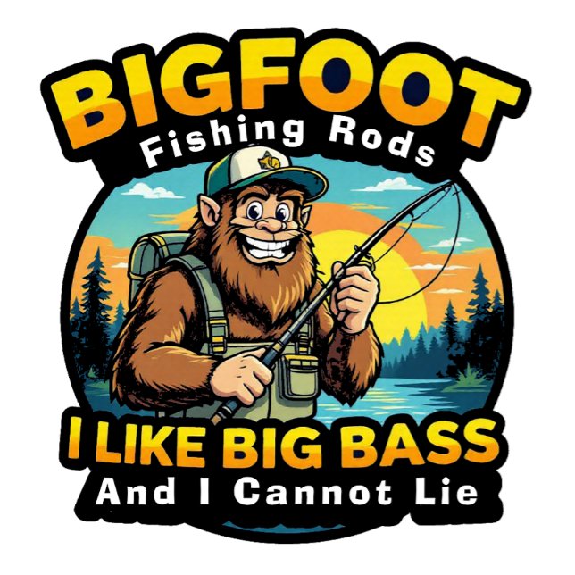 Pegatina Bigfoot Rods I Like Big Bass (Subido por el creador)