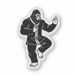 Pegatina Bigfoot Tai Chi