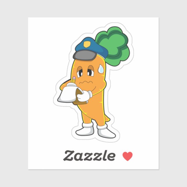 Pegatina Billete de estacionamiento para guardianes de tráf (Hoja)