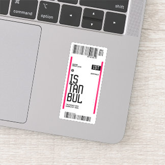 Pegatina Billete de viaje de Estambul