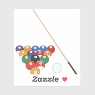 Pegatina Billiard