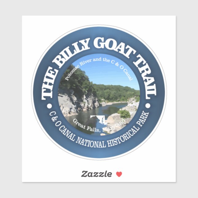 Pegatina Billy Goat Trail (Hoja)