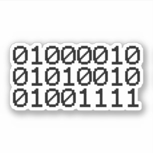 PEGATINA BINARY BRO
