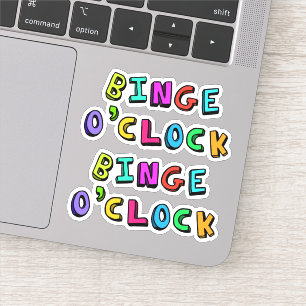 Pegatina Binge o,reloj