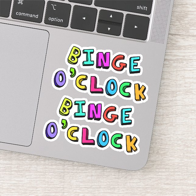 Pegatina Binge o,reloj (Detalle)