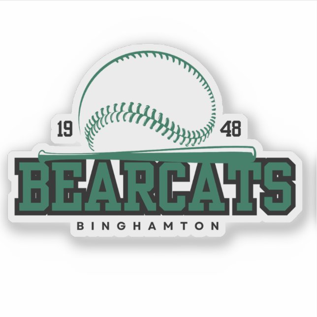 Pegatina Binghamton Bearcats Game Day Regalos (Anverso)