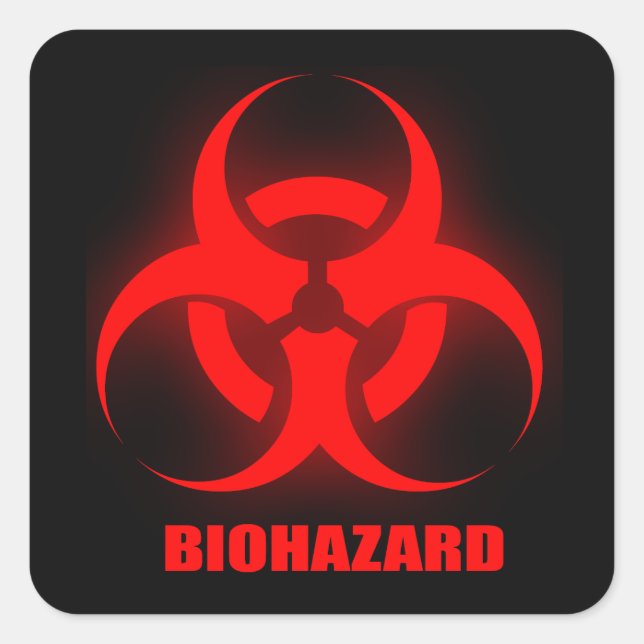 Pegatina BioHazard (Anverso)
