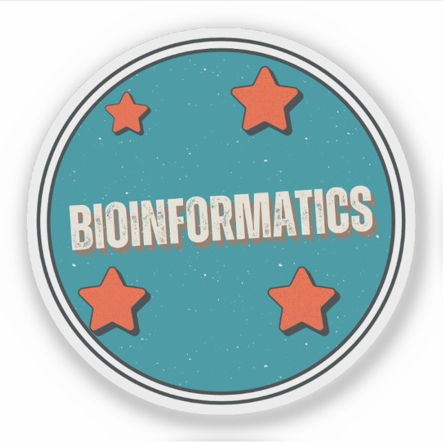Pegatina Bioinformática (Anverso)