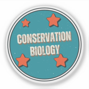 Pegatina Biología de la Conservación