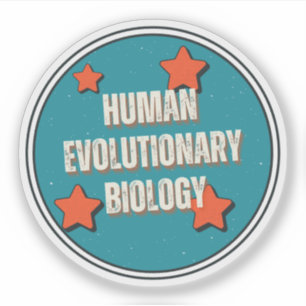 Pegatina Biología evolutiva humana
