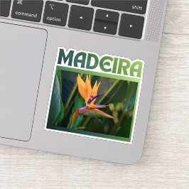 Pegatina Bird of Paradise flower, Madeira Portugal travel