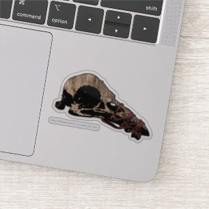 Pegatina Bird Skull