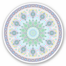 Pegatina Birthstone Opal Mandala en octubre