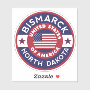 Pegatina BISMARCK, Dakota del Norte