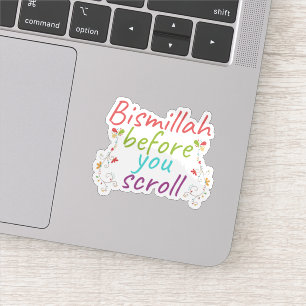 Pegatina Bismillah Antes De Desplazarse