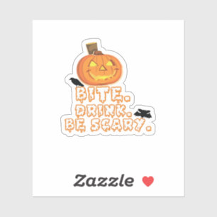 Pegatina Bite Bebe Be Scary Halloween