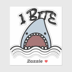 Pegatina Bite Shark