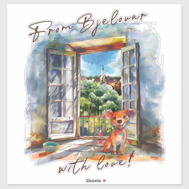 Pegatina Bjelovar (Hoja)