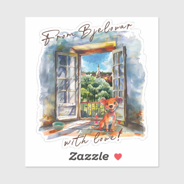 Pegatina Bjelovar (Hoja)