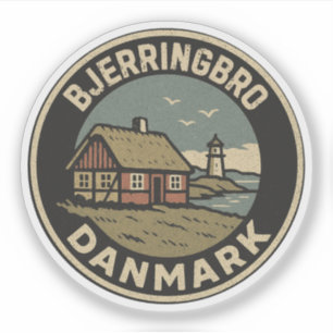 Pegatina Bjerringbro, Dinamarca Danmark